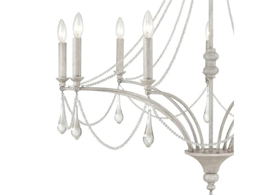 French Parlor 38'' Wide 9-Light Chandelier