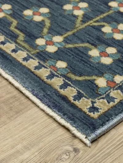 Francesca 2' x 3' Blue Rug