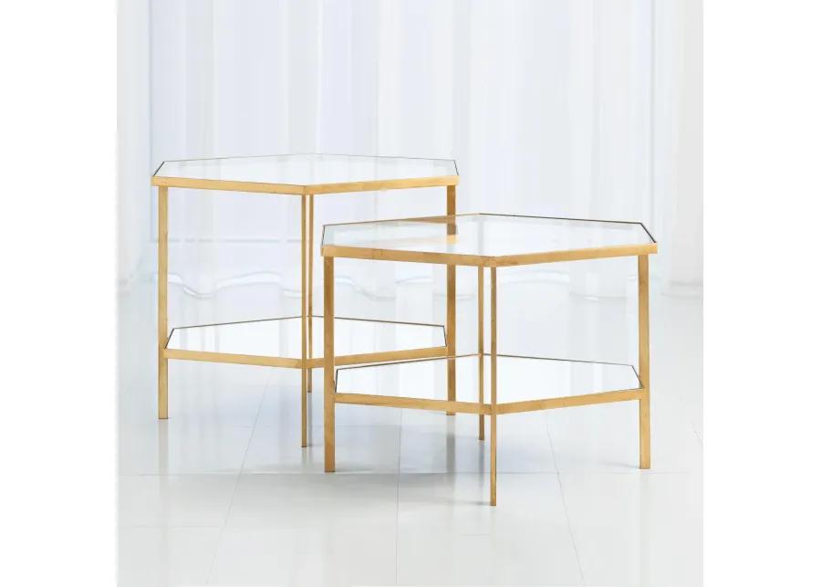 Hexagon Table-Gold Short