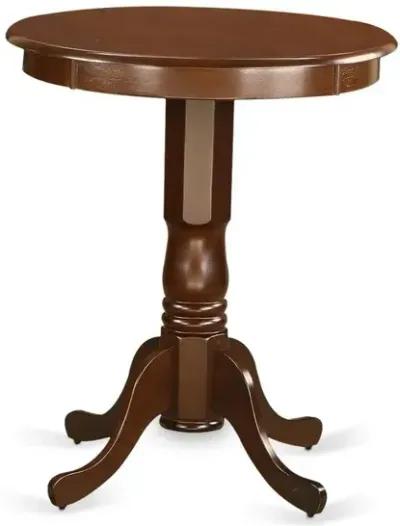 Eden  round  counter  height  table  finished  in  mahogany