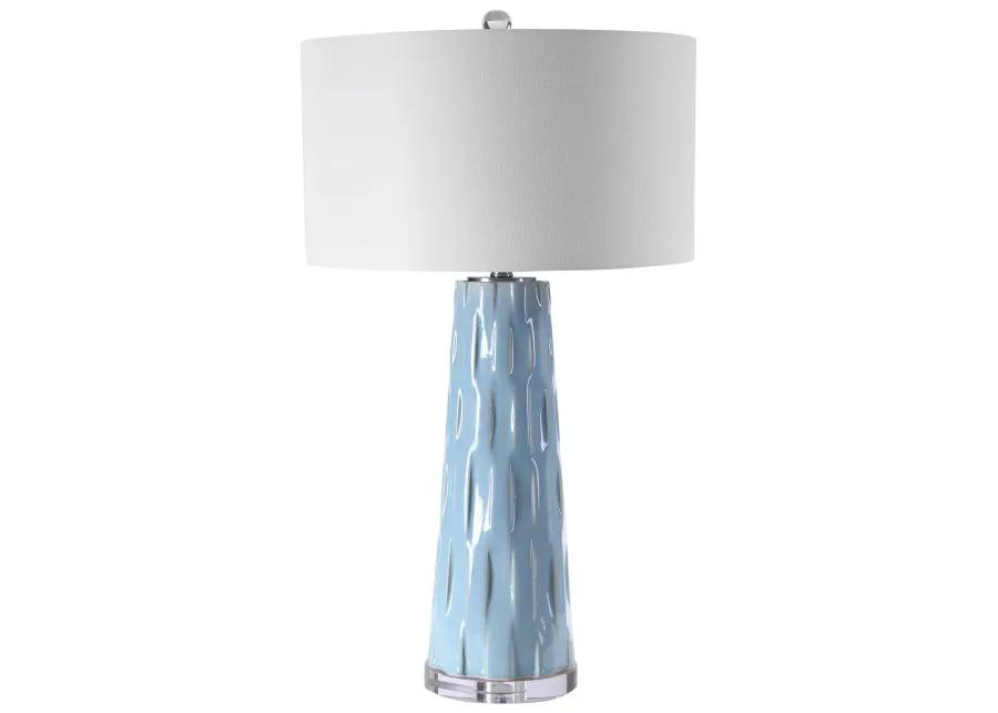 Uttermost Brienne Light Blue Table Lamp