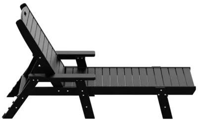 WestinTrends Adirondack Outdoor Chaise Lounge with Side Table Set