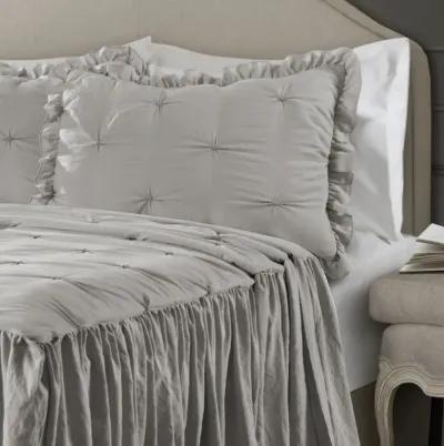 Ravello Pintuck Ruffle Skirt Bedspread 3Pc Set