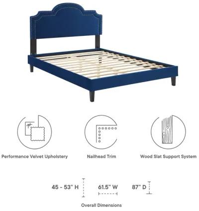 Modway - Aviana Performance Velvet Queen Bed