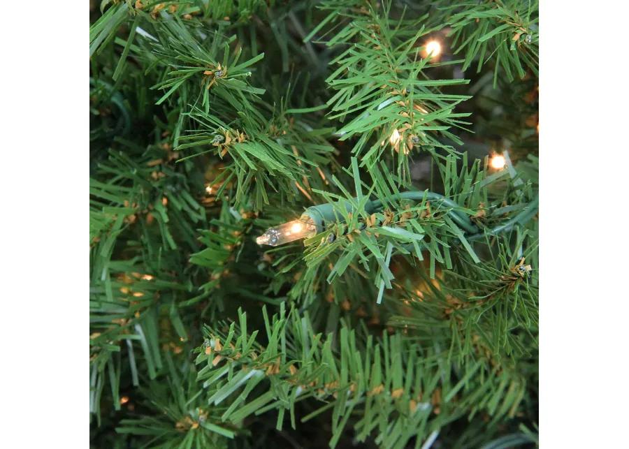 9' Pre-Lit Full Northern Pine Artificial Christmas Tree  Clear Lights