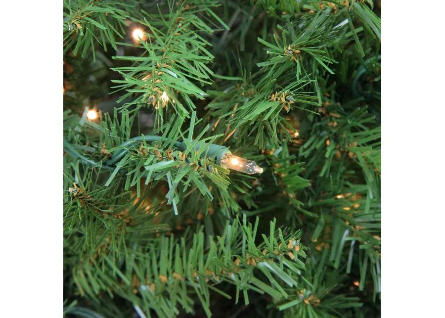 9' Pre-Lit Full Northern Pine Artificial Christmas Tree  Clear Lights