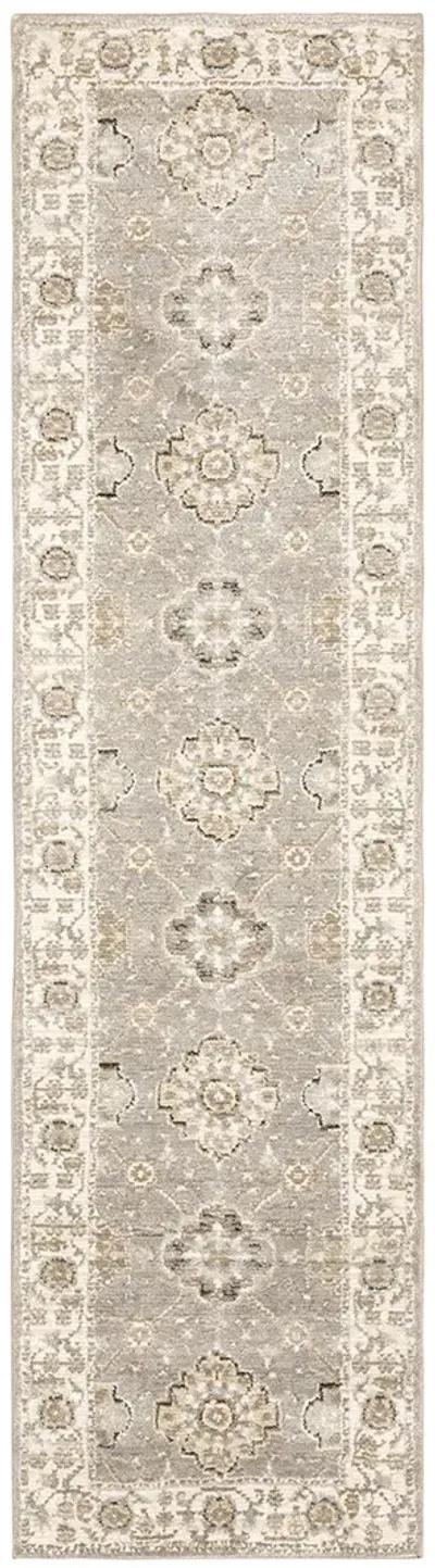 Andorra 5'3" x 7'3" Grey Rug