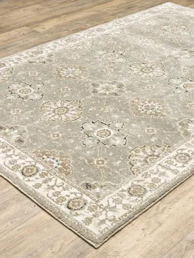 Andorra 5'3" x 7'3" Grey Rug