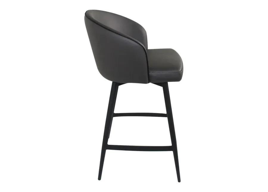 Moe's Home Collection Webber Counter Stool Charcoal