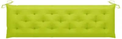 vidaXL Cushion for Swing Chair Bright Green 70.9" Fabric