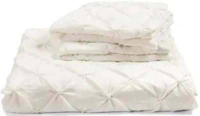 Ravello Pintuck Soft Oversized Duvet Cover  3Pc Set