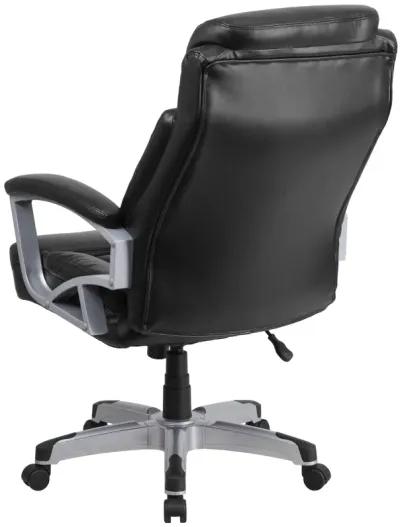 HERCULES Series Big & Tall 500 lb. Rated Black Fabric Executive Swivel Ergonomic Office Chair with Arms