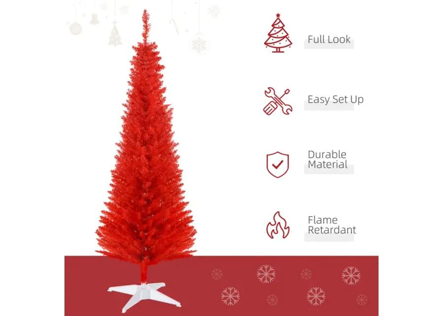 Artificial Christmas Tree 6' Indoor Realistic Holiday Decoration, White