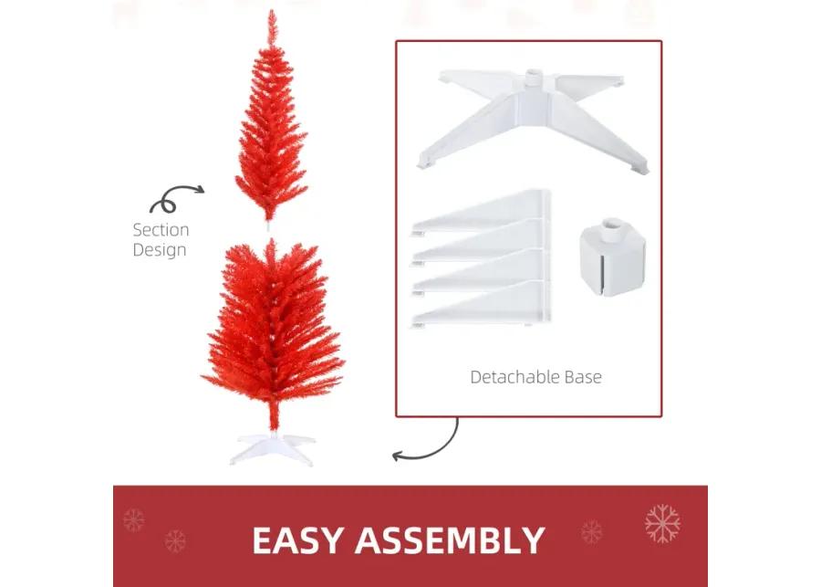 Artificial Christmas Tree 6' Indoor Realistic Holiday Decoration, White