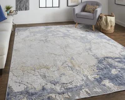 Laina 39G8F Tan/Blue 4' x 6' Rug