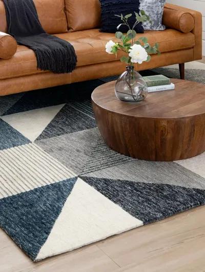 Bowen By Drew & Jonathan Home Oblique Blue 2' 4" X 7' 10" Rug