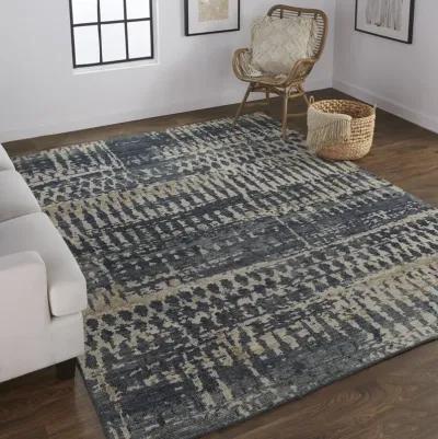 Palomar 6632F Blue/Gray/Tan 2'6" x 8' Rug