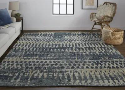 Palomar 6632F Blue/Gray/Tan 2'6" x 8' Rug