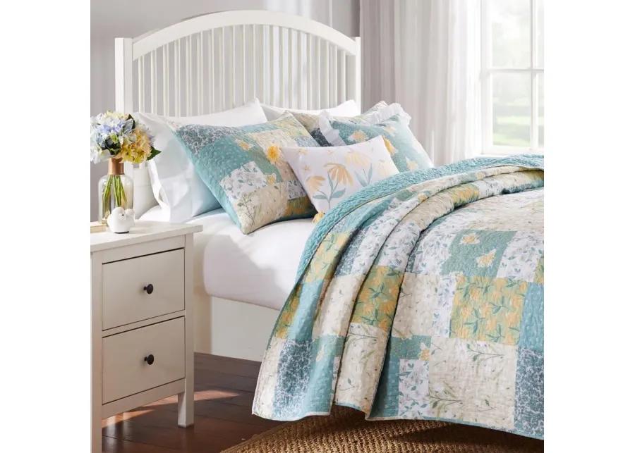 Greenland Home Fashions Evangeline Luxurious Comfortable 2 Pieces Quilt Set