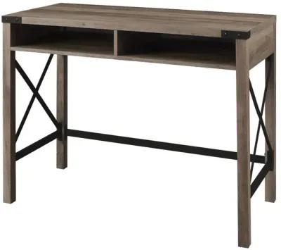 Belen Kox Rustic Farmhouse Writing Desk - Grey Wash, Belen Kox