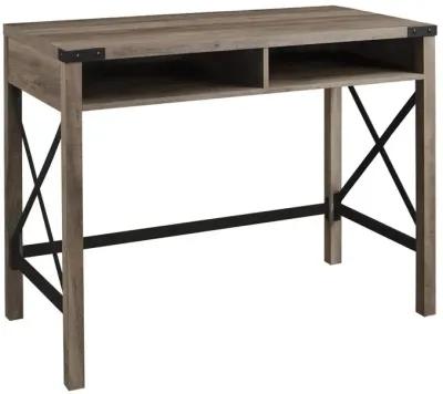 Belen Kox Rustic Farmhouse Writing Desk - Grey Wash, Belen Kox