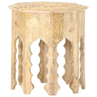 vidaXL Side Table ?18.9" Solid Mango Wood