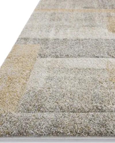 Silas SLA-06 Stone / Wheat 2''7" x 4' Rug by