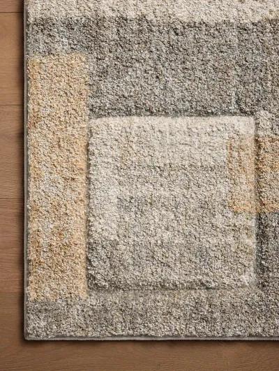 Silas SLA-06 Stone / Wheat 2''7" x 4' Rug by