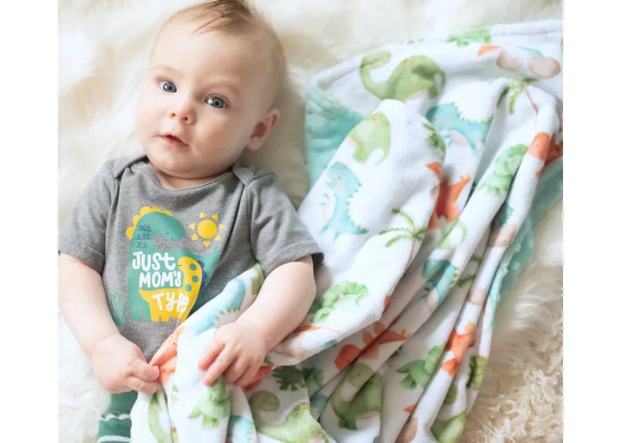 Honey Lemonade - Premium Baby & Toddler Minky Blanket (Dino)