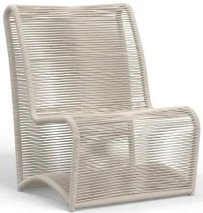 Sand Armless Club Chair