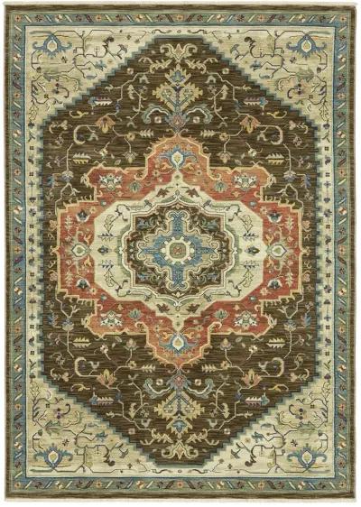 Francesca 2' x 3' Brown Rug