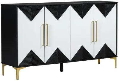 Merax Four-Door Cabinet  Storage Sideboard