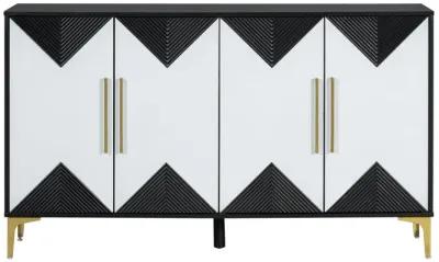 Merax Four-Door Cabinet  Storage Sideboard