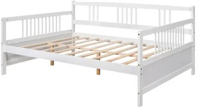 Merax Full Size Daybed with Support Legs