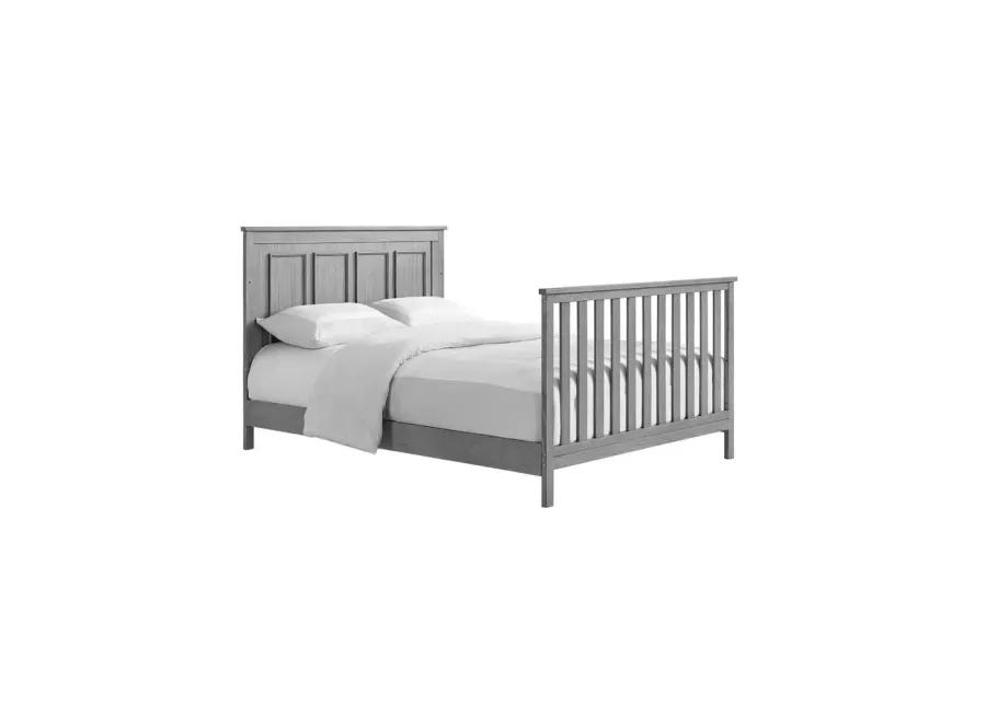 Oxford Baby Bennett 4 In 1 Convertible Crib Rustic Gray