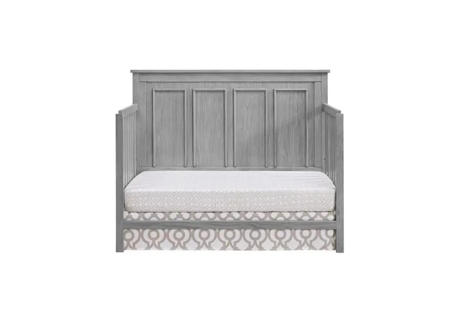 Oxford Baby Bennett 4 In 1 Convertible Crib Rustic Gray