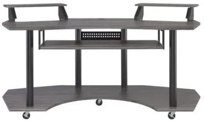 Eleazar Computer Desk, Black Oak 92890