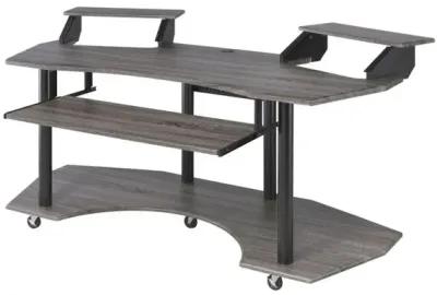 Eleazar Computer Desk, Black Oak 92890