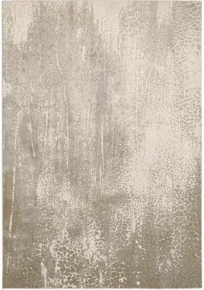 Aura 3739F Ivory/Gray/Gold 6'7" x 9'6" Rug