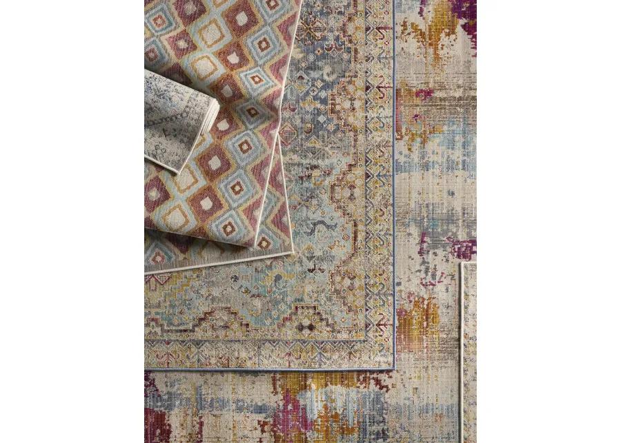 Bequest Manor Multicolor 4' x 6' Rug