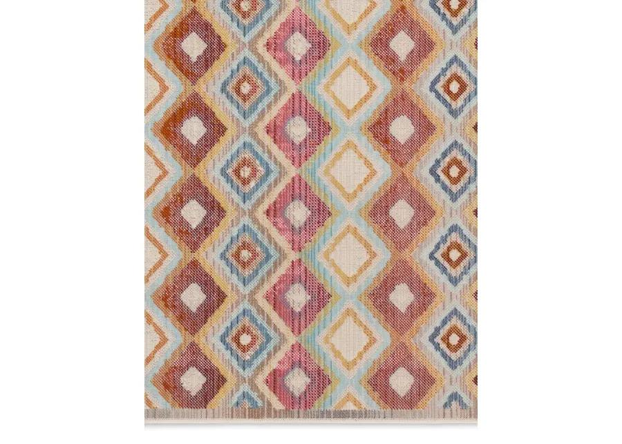 Bequest Manor Multicolor 4' x 6' Rug