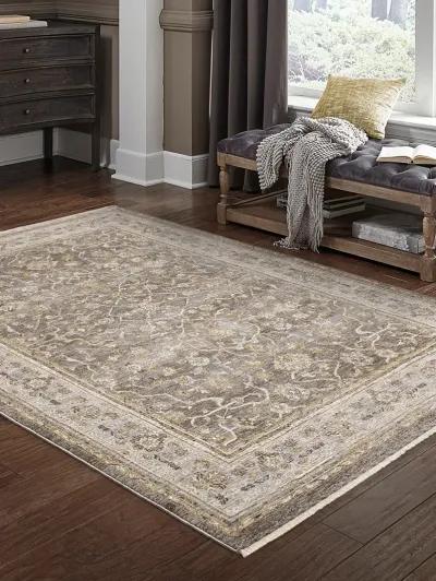 Maharaja 5'3" x 7'6" Grey Rug