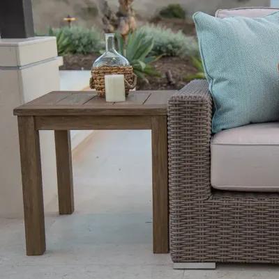 Coastal Teak End Table