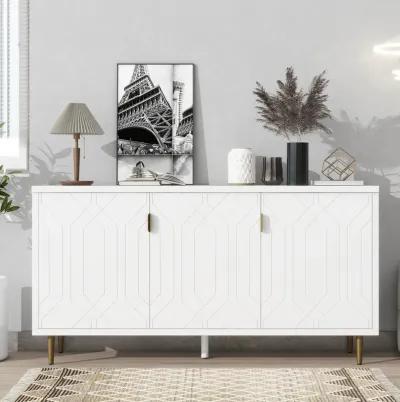 Merax Contemporary Storage Sideboard Cabinet TV Stand