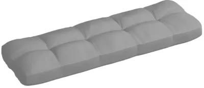 vidaXL Pallet Sofa Cushion Gray 47.2"x15.7"x4.7"