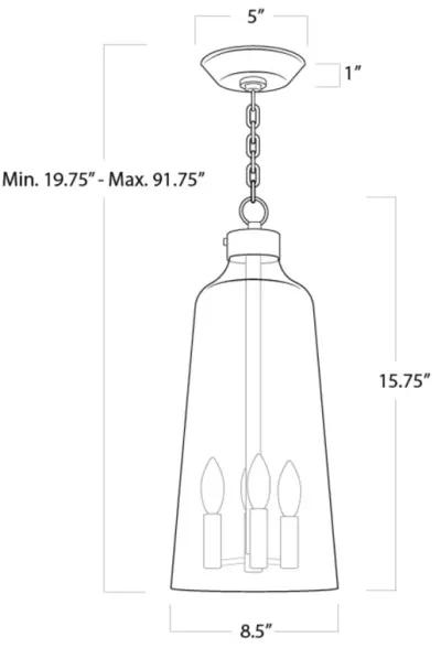 Wythe Glass Pendant