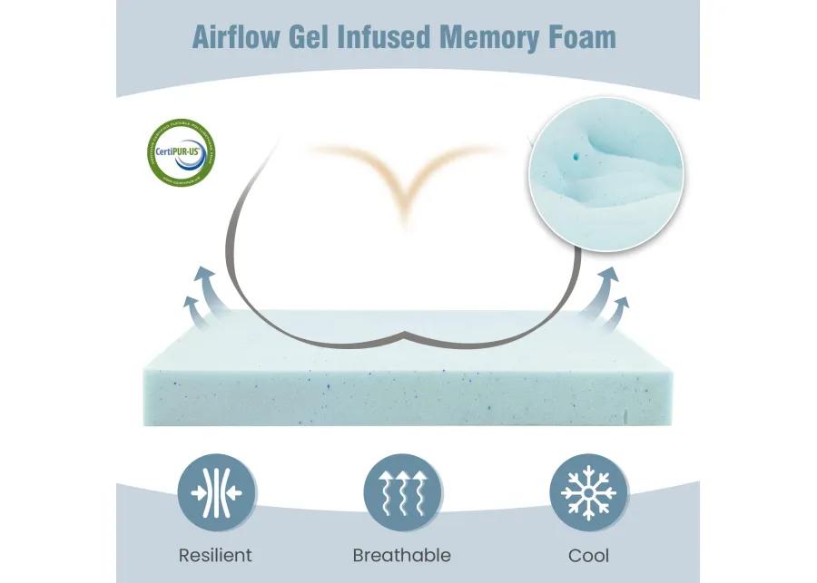 10 Pack Seat Cushions Gel Memory Foam for Back