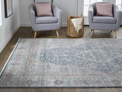 Marquette 3778F Gray/Blue/Red 2'8" x 8' Rug