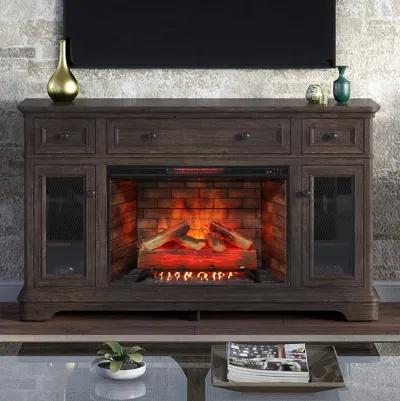 MONDAWE 33 Inch Infrared Electric Fireplace Insert, Touch Panel Home Decor Heater, Smokeless Firebox With Trim Kit