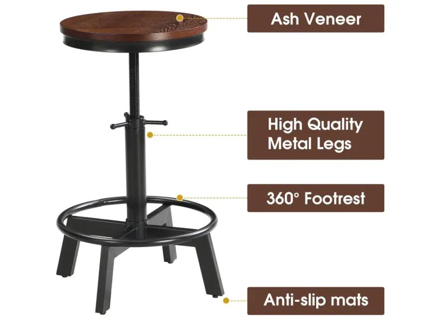 Merax 3-Piece Bar Dining Table Stools Set